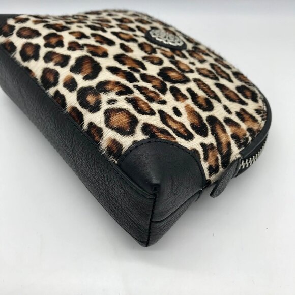 Brighton Brown Leopard Fur Convertible Crossbody - Picture 8 of 11